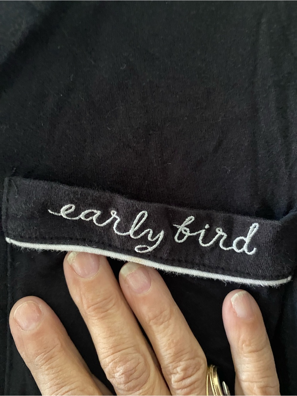 Kate spade “early bird 🦅 “ pajama top